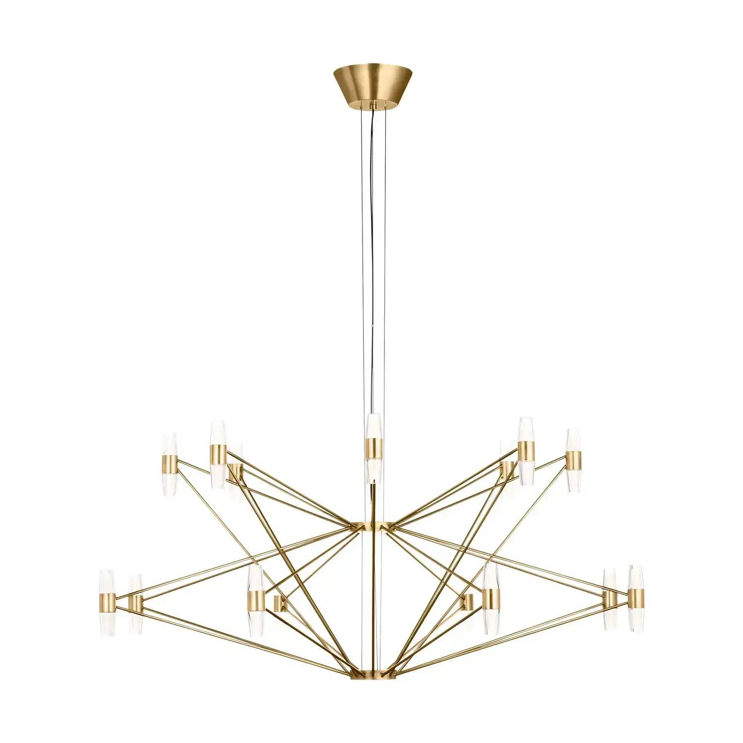 VISUAL COMFORT MODERN, LASSELL TWO TIER X-LARGE CHANDELIER, CHANDELIER LIGHT