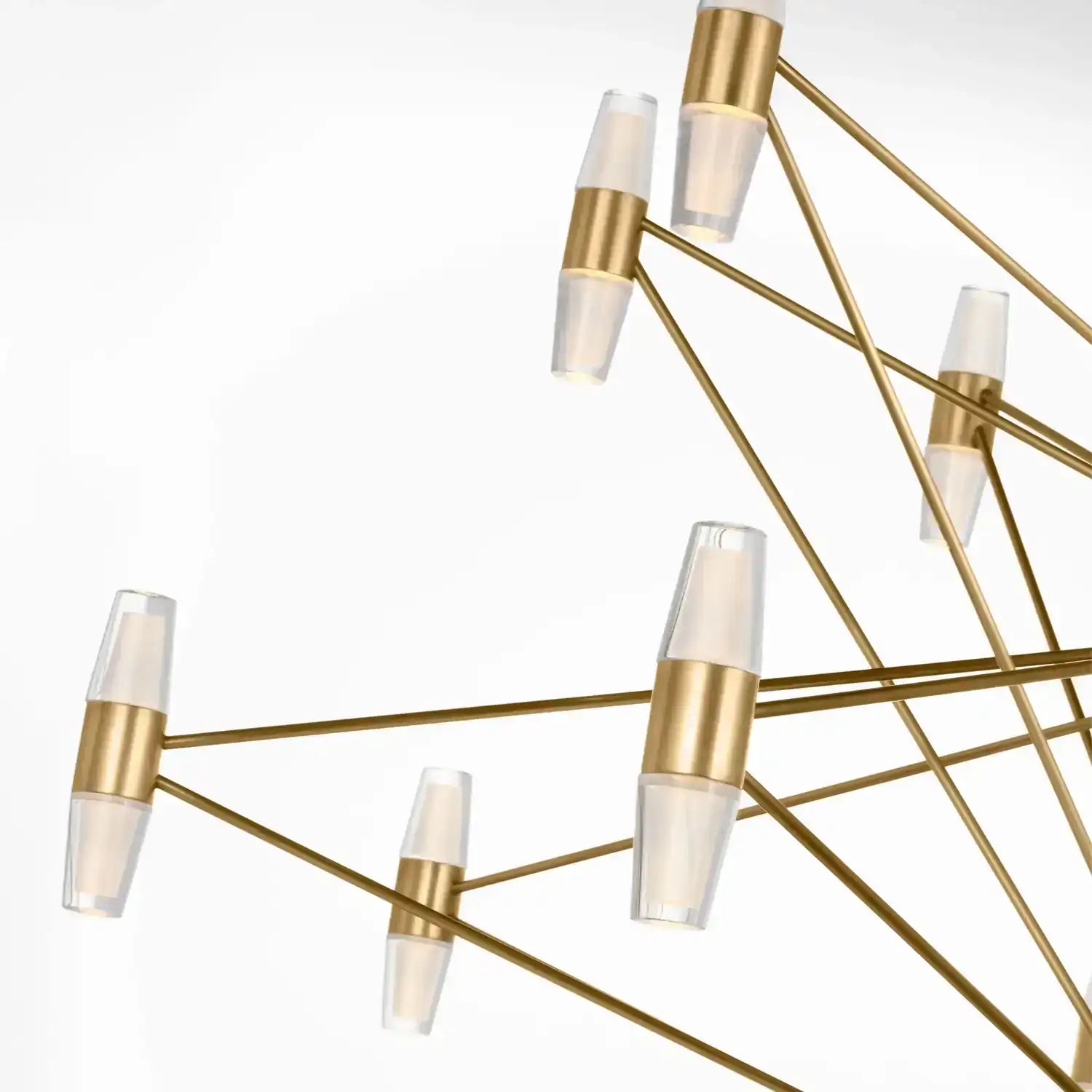 VISUAL COMFORT MODERN, LASSELL TWO TIER X-LARGE CHANDELIER, CHANDELIER LIGHT