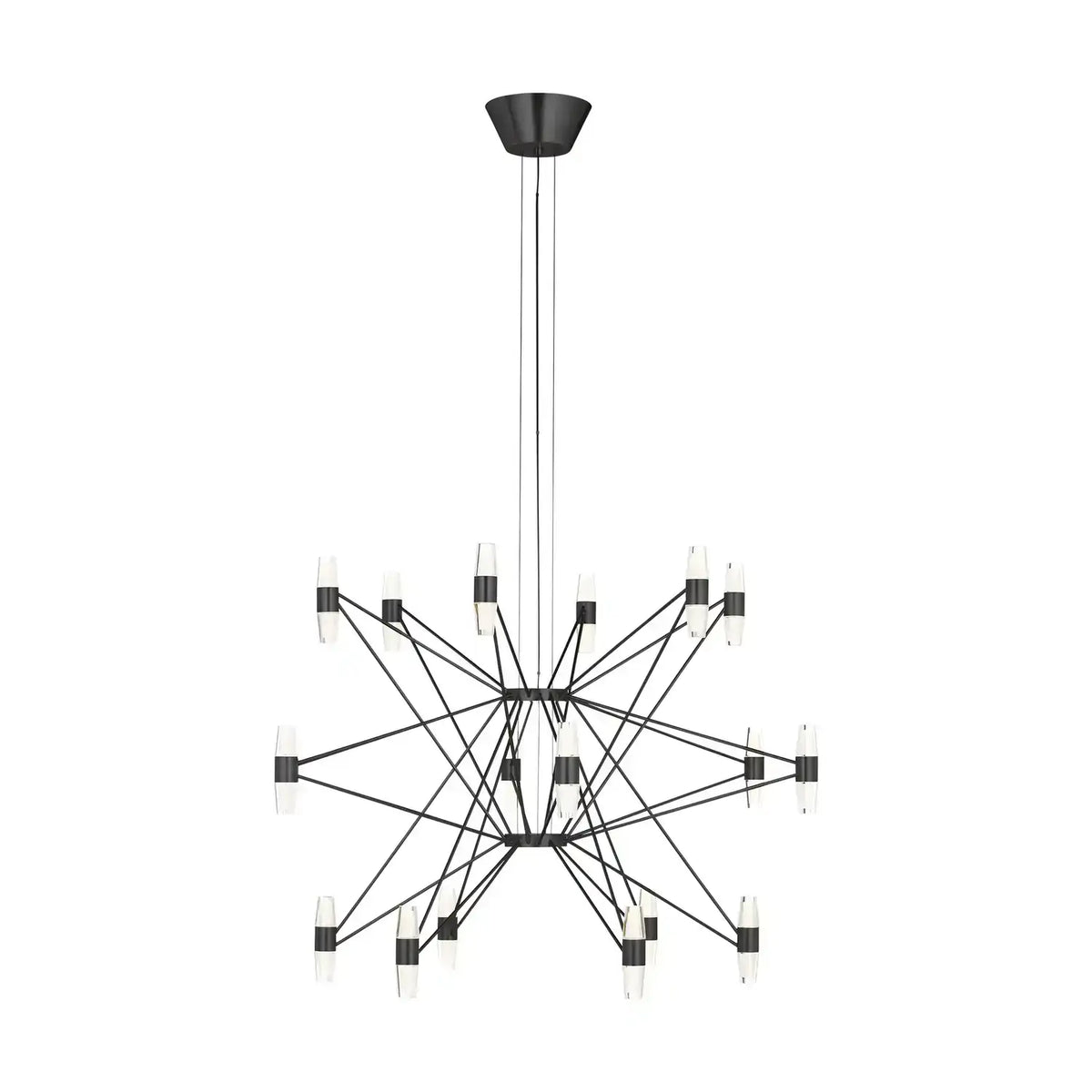 VISUAL COMFORT MODERN, LASSELL THREE TIER X-LARGE CHANDELIER, CHANDELIER LIGHT