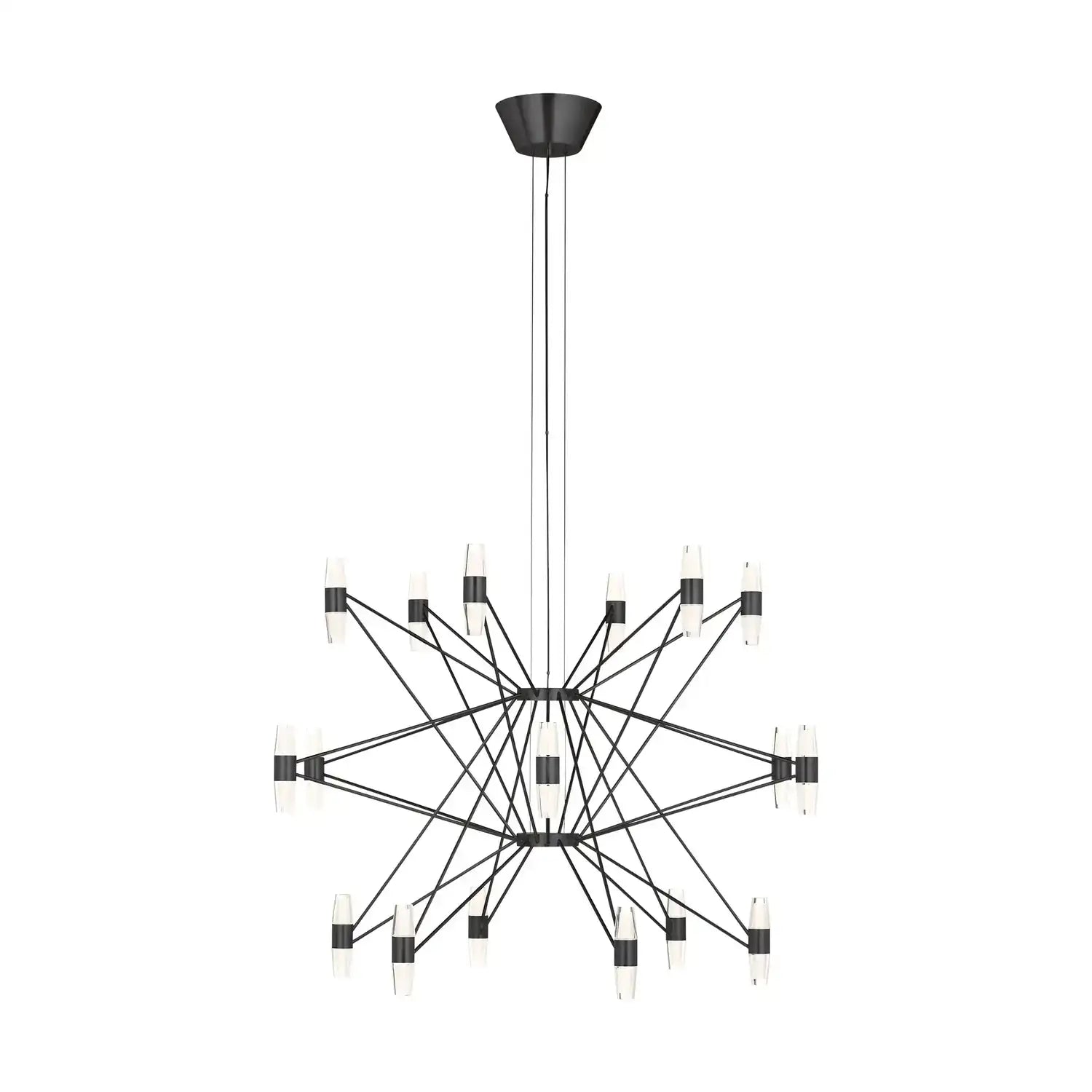 VISUAL COMFORT MODERN, LASSELL THREE TIER X-LARGE CHANDELIER, CHANDELIER LIGHT