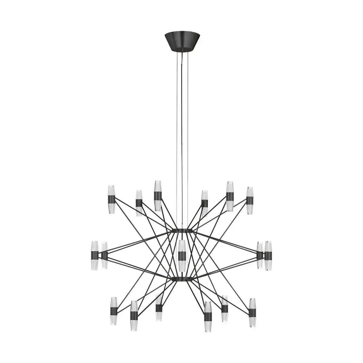 VISUAL COMFORT MODERN, LASSELL THREE TIER X-LARGE CHANDELIER, CHANDELIER LIGHT