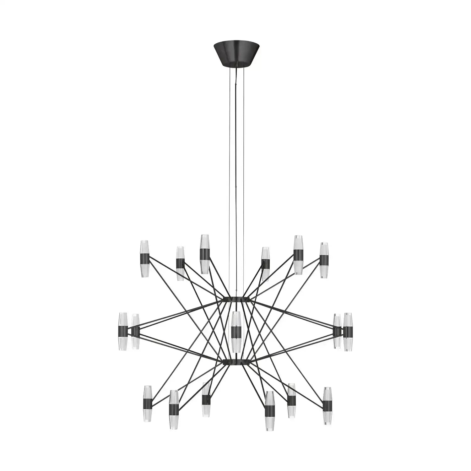 VISUAL COMFORT MODERN, LASSELL THREE TIER X-LARGE CHANDELIER, CHANDELIER LIGHT