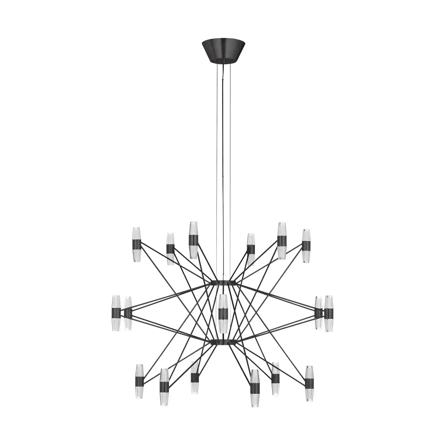 VISUAL COMFORT MODERN, LASSELL THREE TIER X-LARGE CHANDELIER, CHANDELIER LIGHT