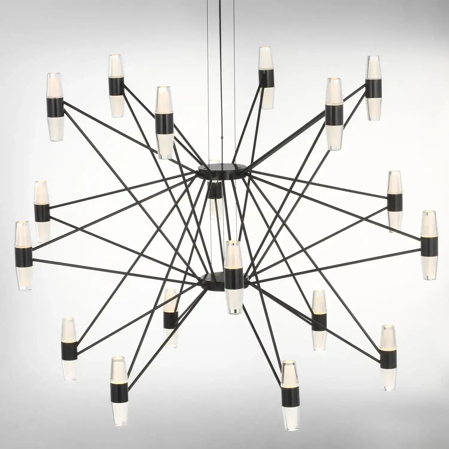 VISUAL COMFORT MODERN, LASSELL THREE TIER X-LARGE CHANDELIER, CHANDELIER LIGHT