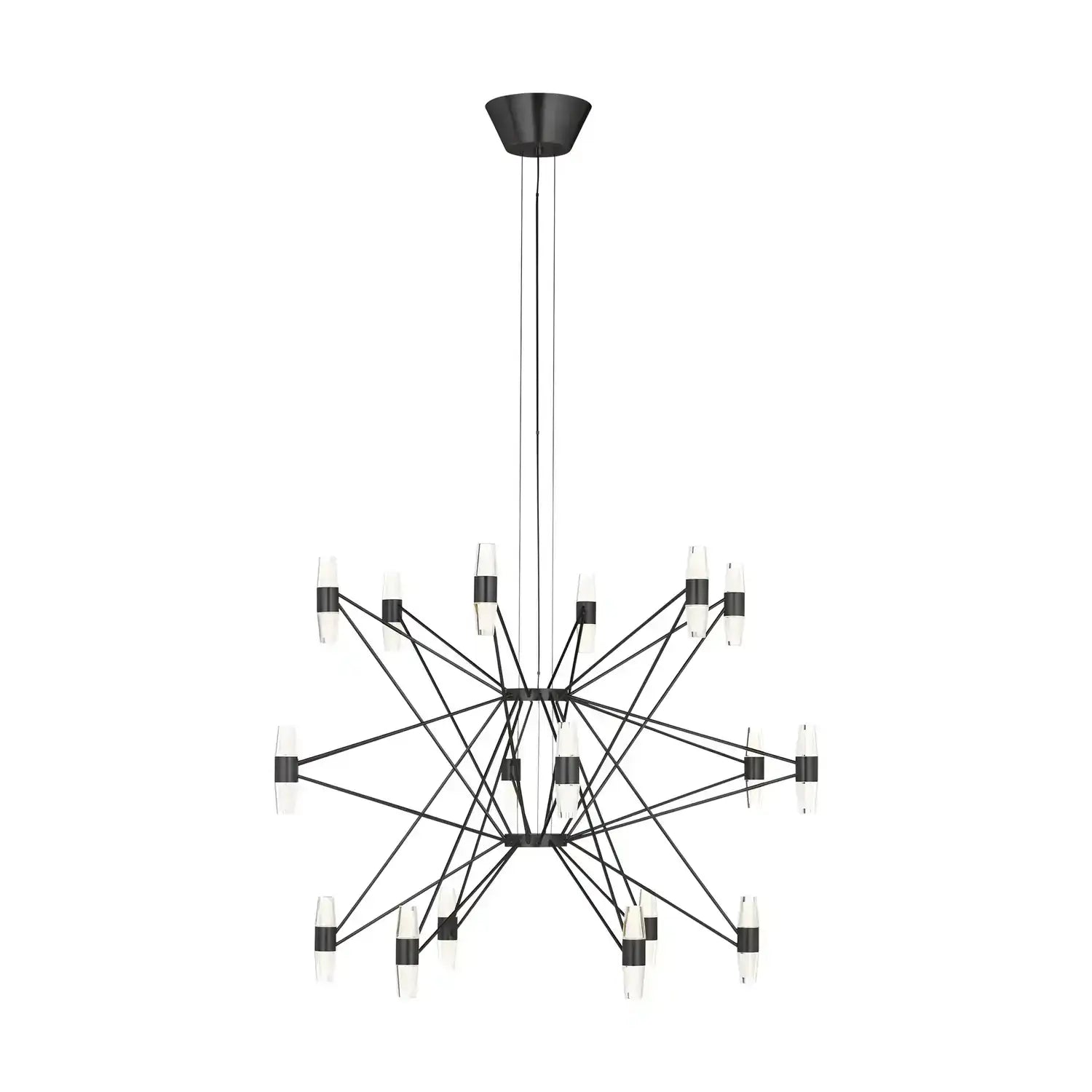 VISUAL COMFORT MODERN, LASSELL THREE TIER X-LARGE CHANDELIER, CHANDELIER LIGHT