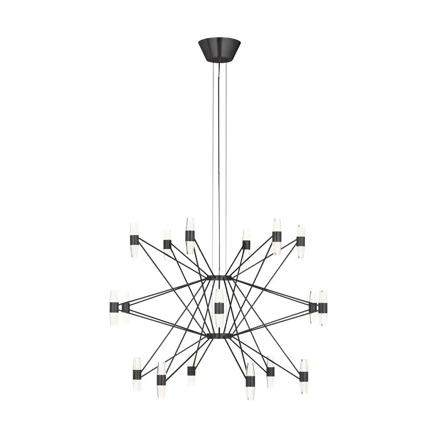 VISUAL COMFORT MODERN, LASSELL THREE TIER X-LARGE CHANDELIER, CHANDELIER LIGHT