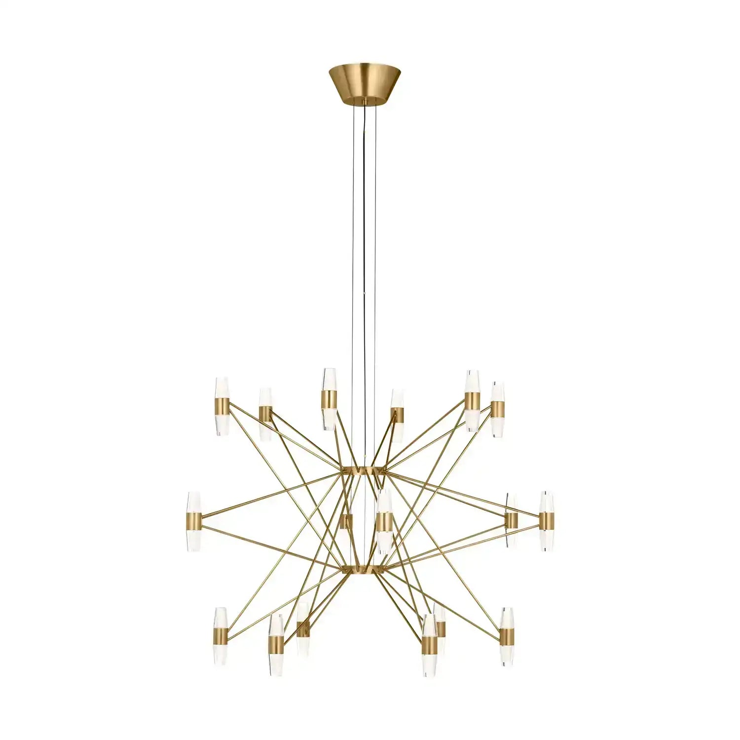 VISUAL COMFORT MODERN, LASSELL THREE TIER X-LARGE CHANDELIER, CHANDELIER LIGHT