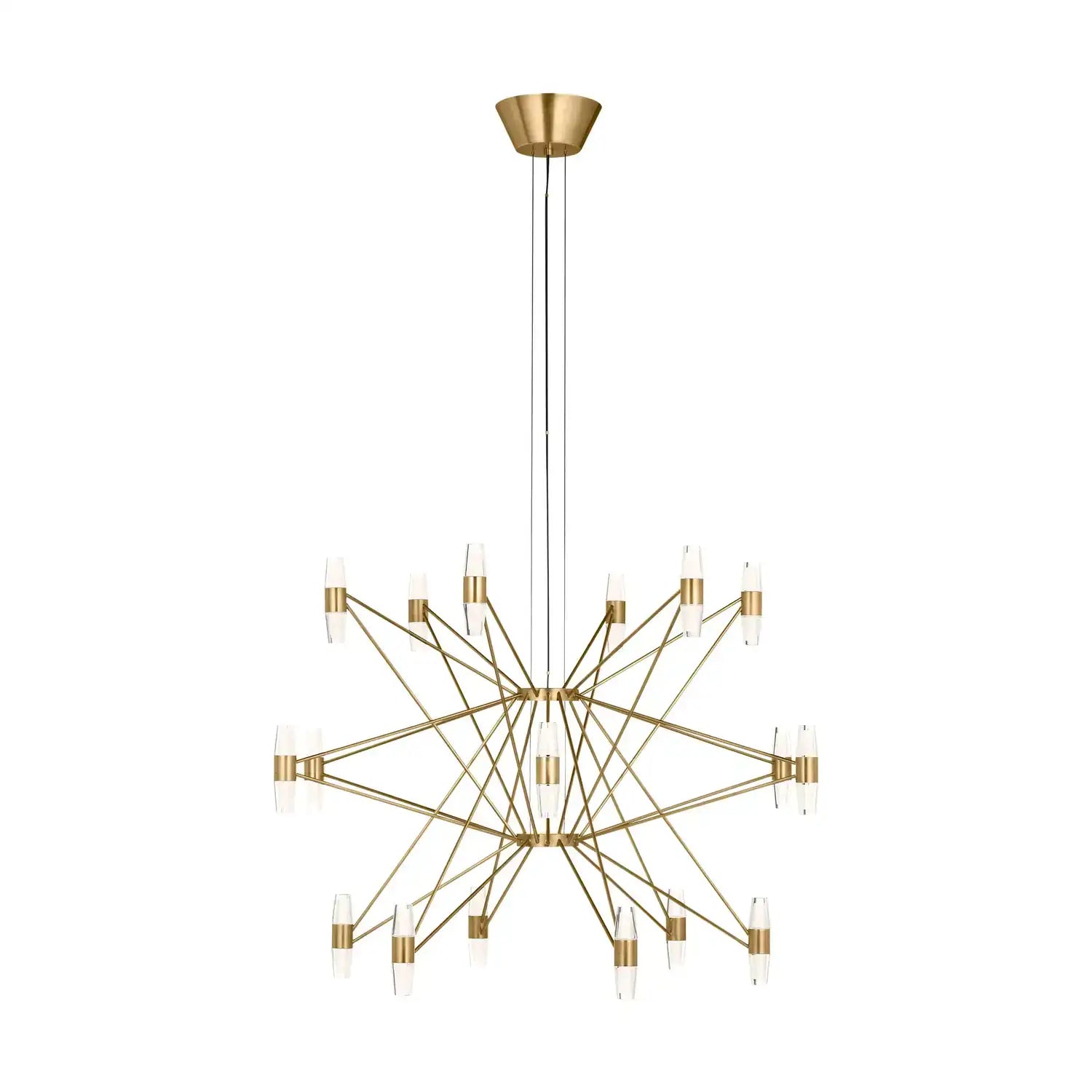 VISUAL COMFORT MODERN, LASSELL THREE TIER X-LARGE CHANDELIER, CHANDELIER LIGHT