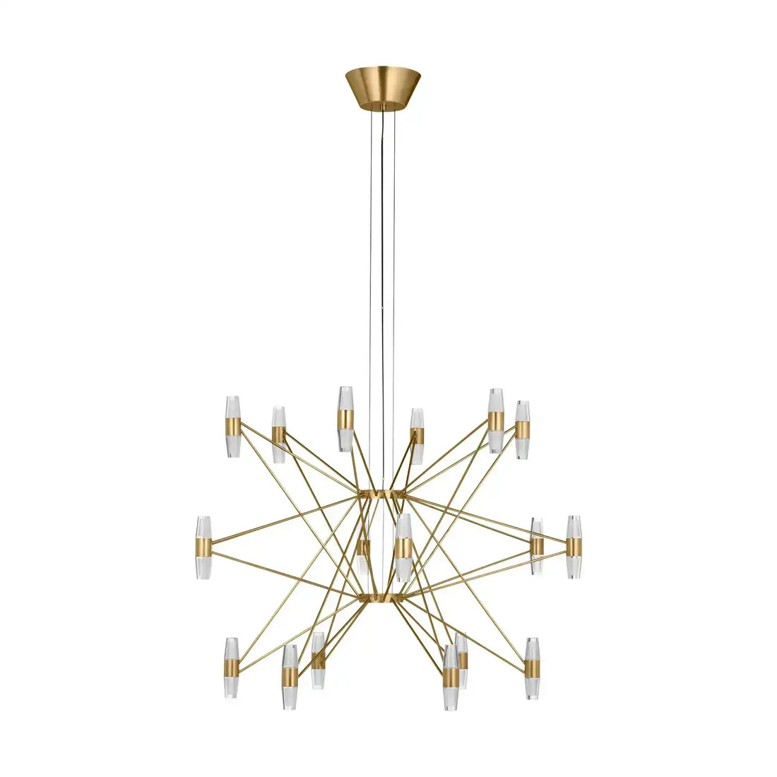 VISUAL COMFORT MODERN, LASSELL THREE TIER X-LARGE CHANDELIER, CHANDELIER LIGHT