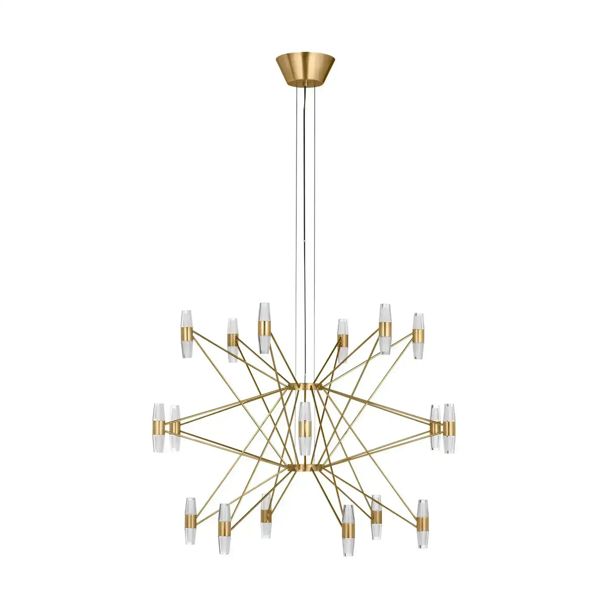 VISUAL COMFORT MODERN, LASSELL THREE TIER X-LARGE CHANDELIER, CHANDELIER LIGHT