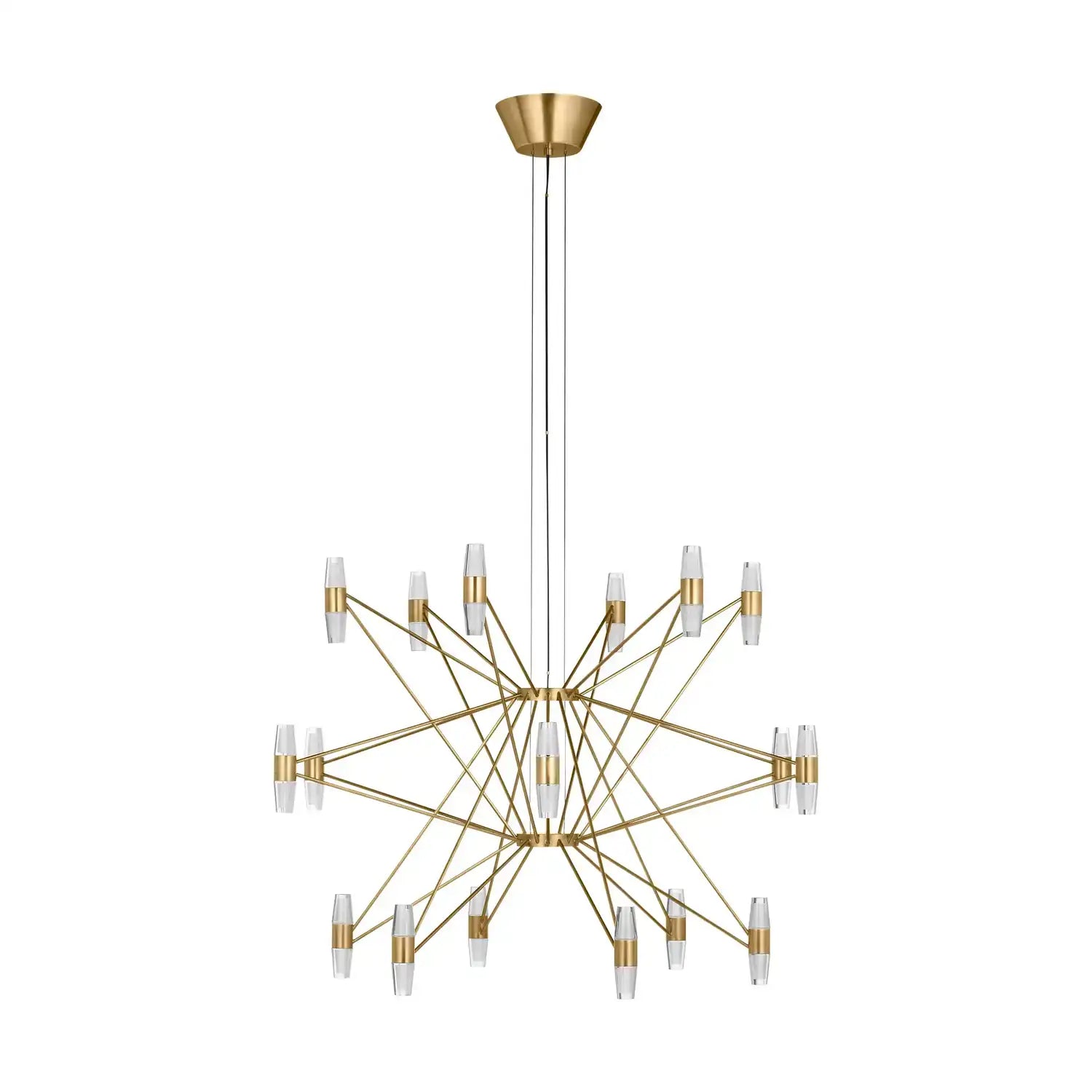 VISUAL COMFORT MODERN, LASSELL THREE TIER X-LARGE CHANDELIER, CHANDELIER LIGHT