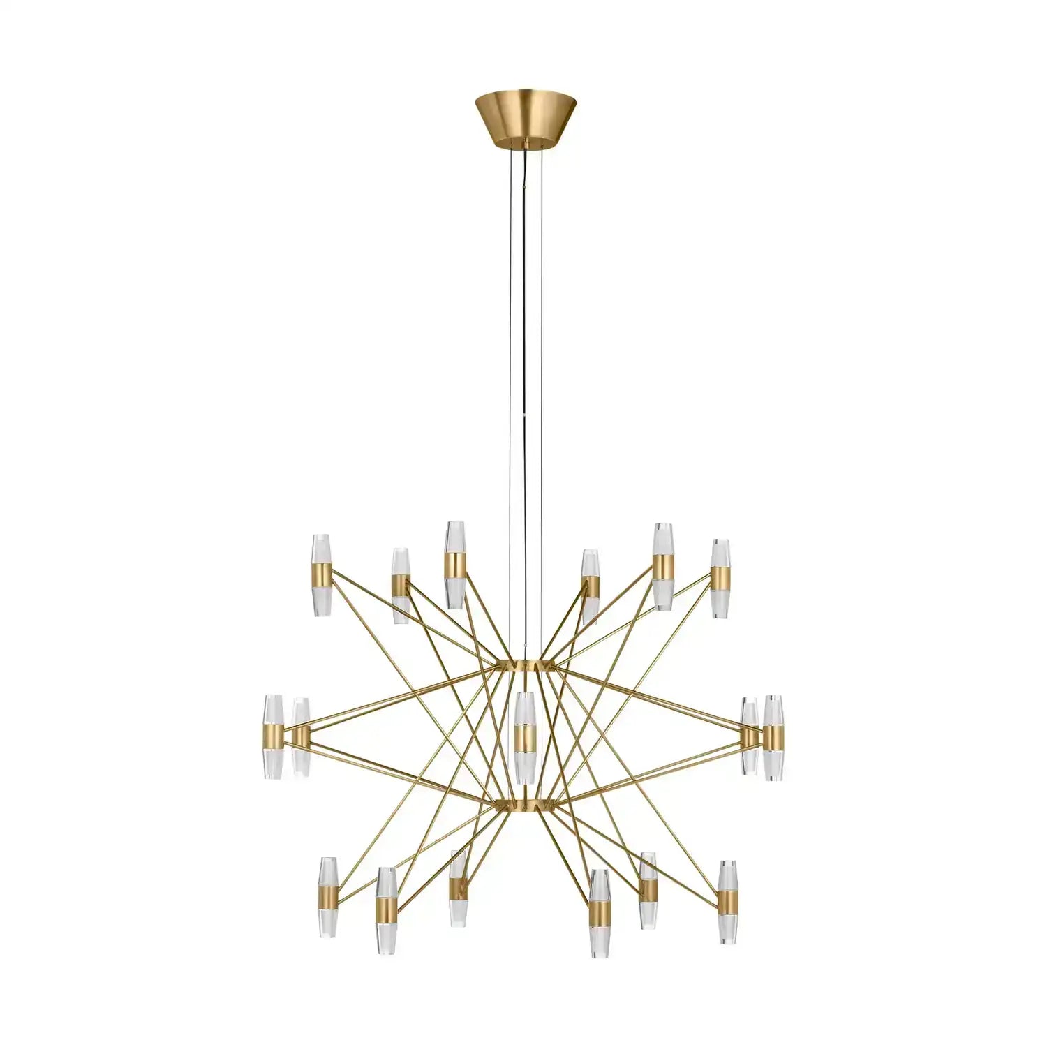 VISUAL COMFORT MODERN, LASSELL THREE TIER X-LARGE CHANDELIER, CHANDELIER LIGHT