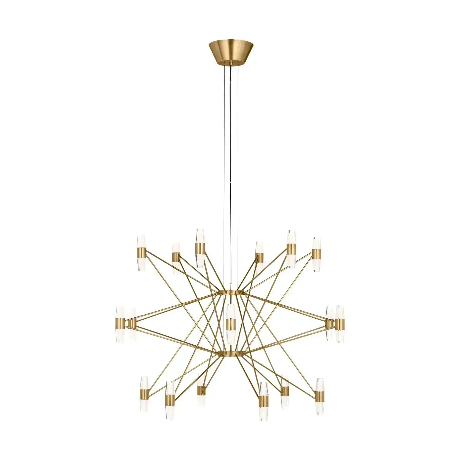 VISUAL COMFORT MODERN, LASSELL THREE TIER X-LARGE CHANDELIER, CHANDELIER LIGHT