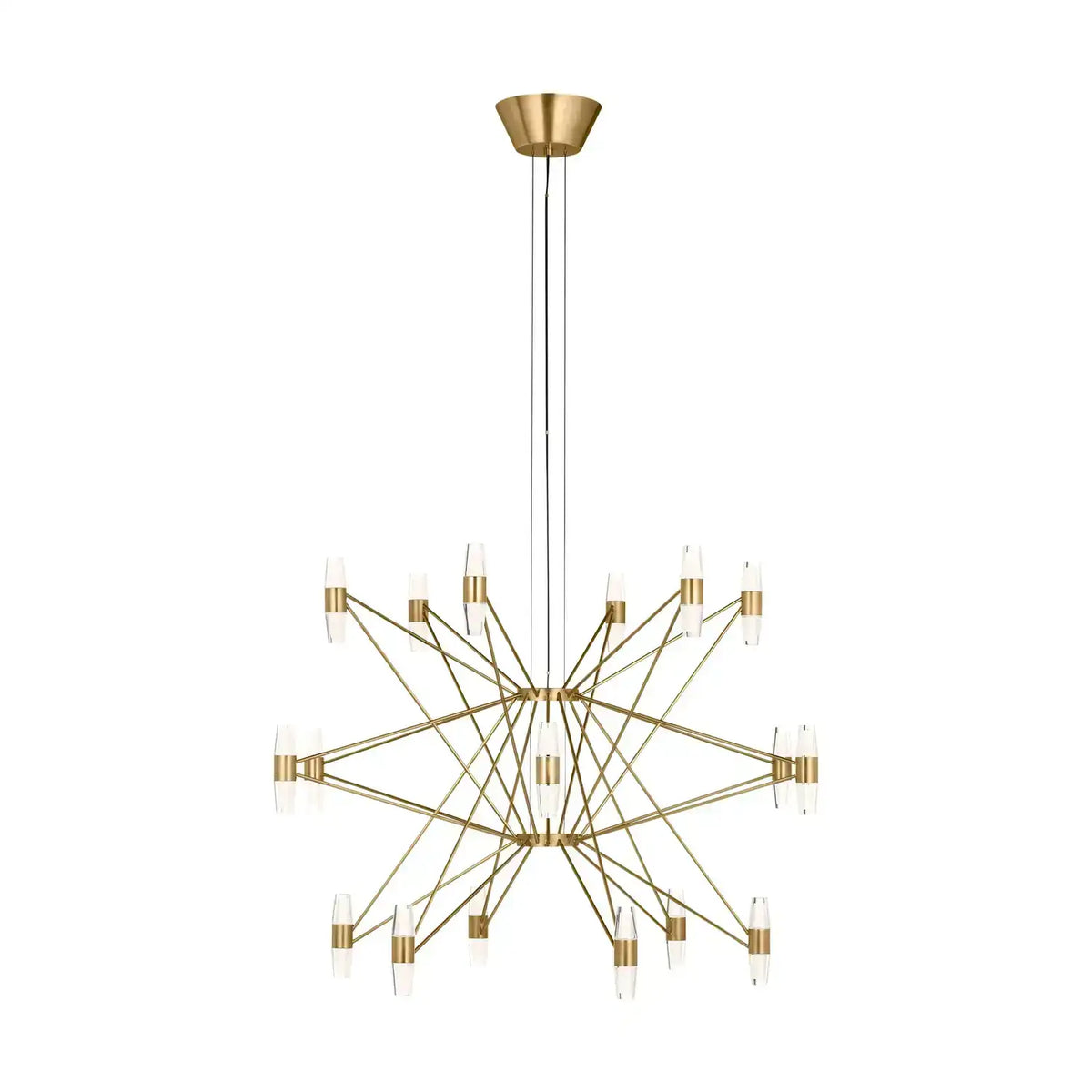 VISUAL COMFORT MODERN, LASSELL THREE TIER X-LARGE CHANDELIER, CHANDELIER LIGHT