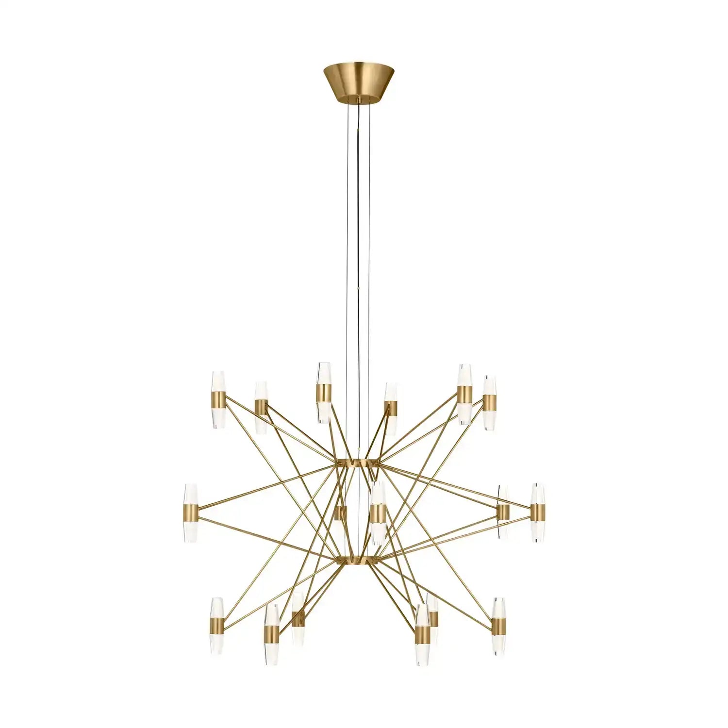 VISUAL COMFORT MODERN, LASSELL THREE TIER X-LARGE CHANDELIER, CHANDELIER LIGHT