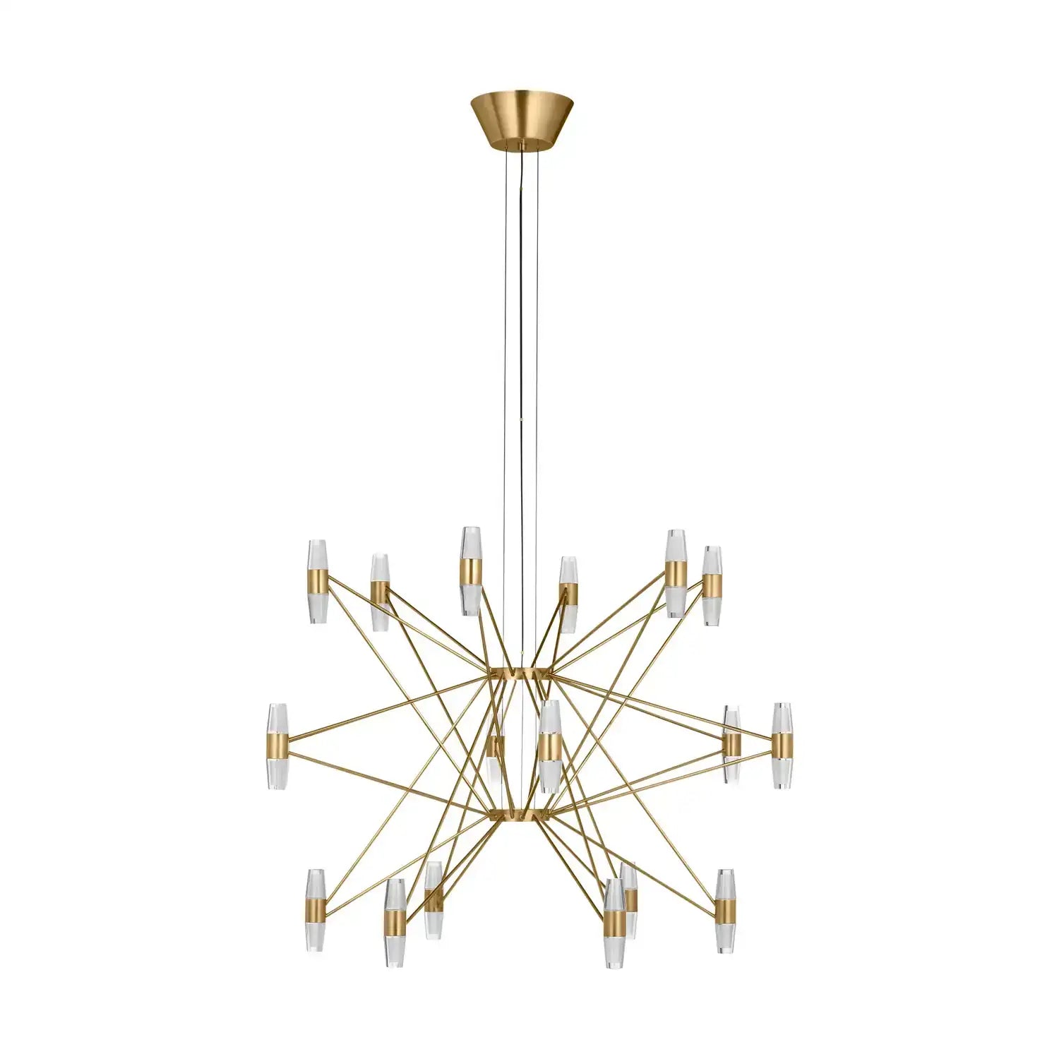 VISUAL COMFORT MODERN, LASSELL THREE TIER X-LARGE CHANDELIER, CHANDELIER LIGHT