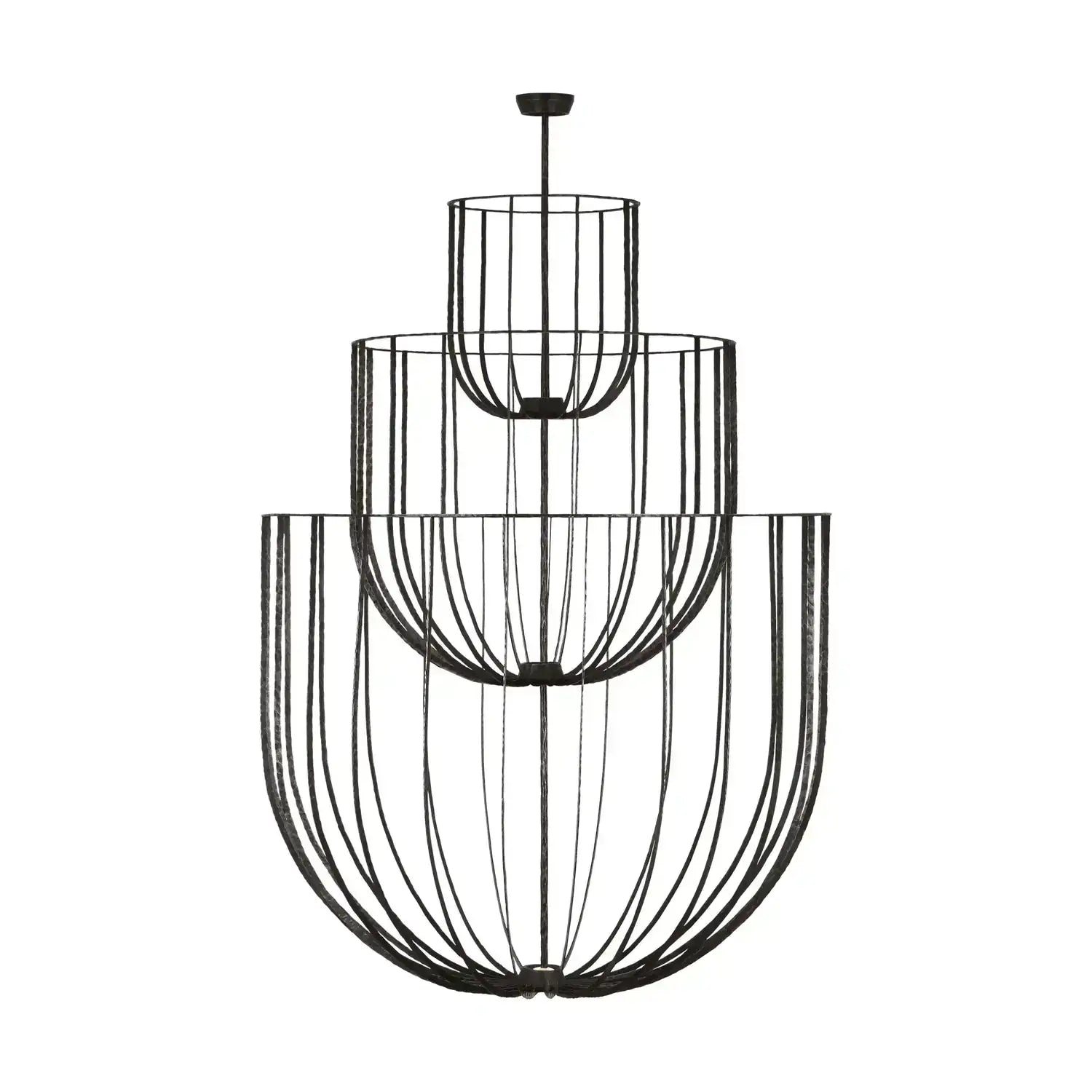 VISUAL COMFORT MODERN, SANCHI GRANDE THREE TIER CHANDELIER, CHANDELIER LIGHT