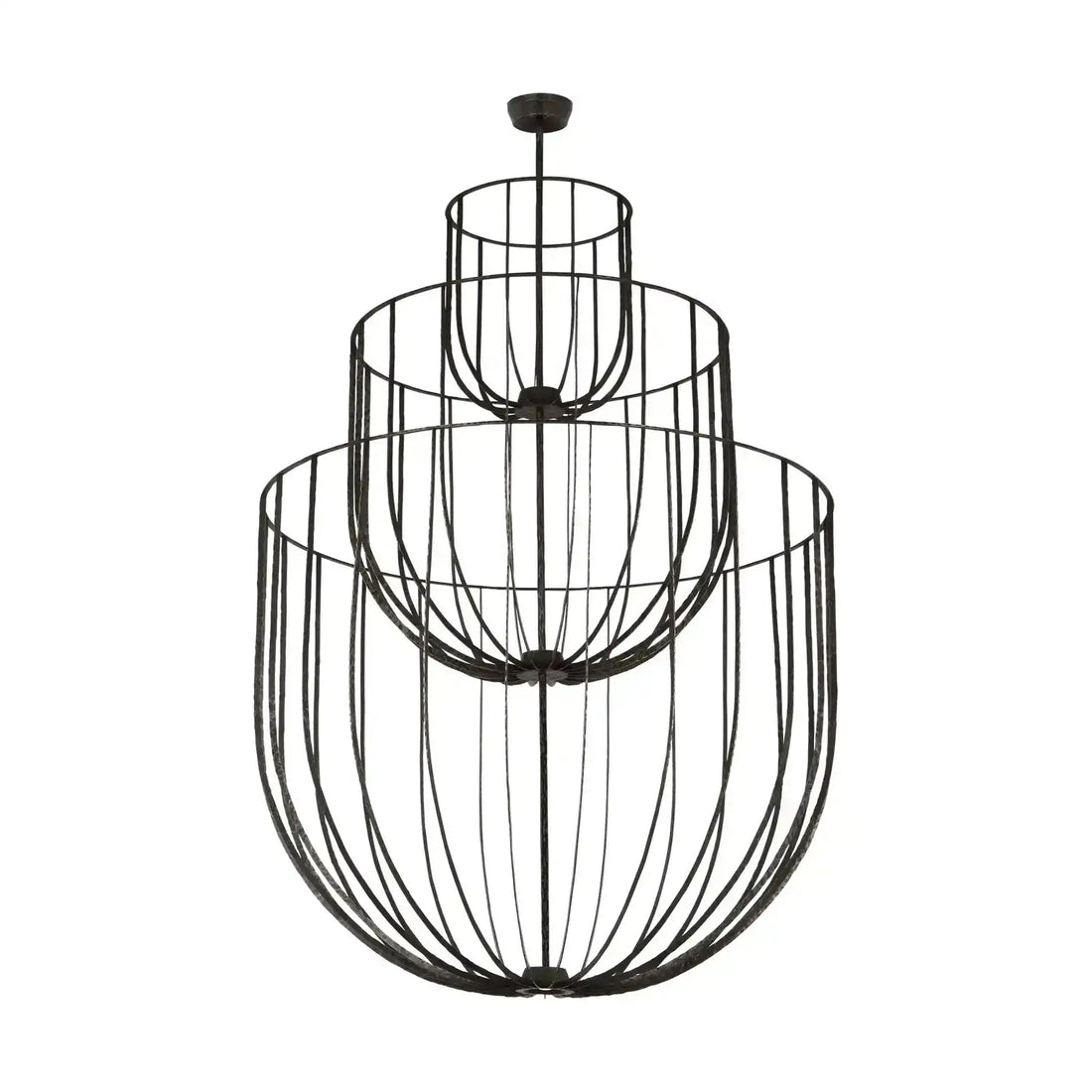 VISUAL COMFORT MODERN, SANCHI GRANDE THREE TIER CHANDELIER, CHANDELIER LIGHT