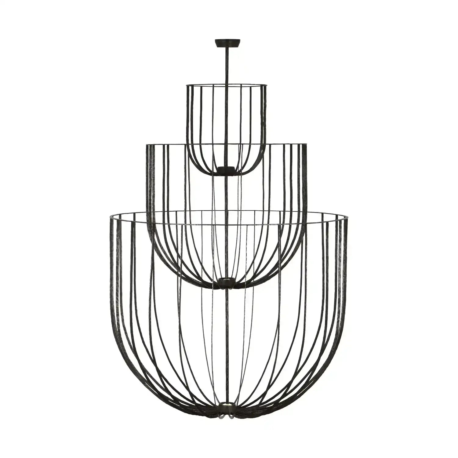 VISUAL COMFORT MODERN, SANCHI GRANDE THREE TIER CHANDELIER, CHANDELIER LIGHT