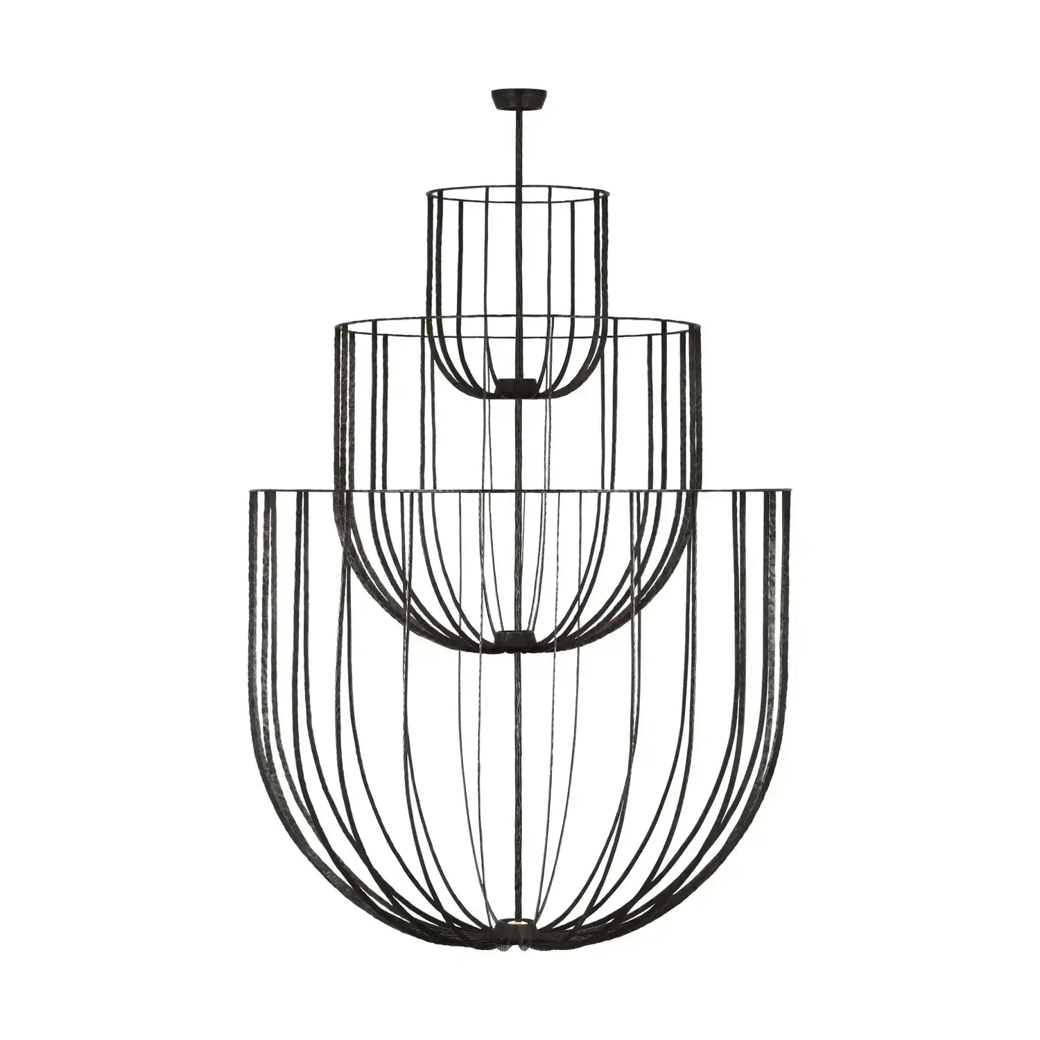 VISUAL COMFORT MODERN, SANCHI GRANDE THREE TIER CHANDELIER, CHANDELIER LIGHT