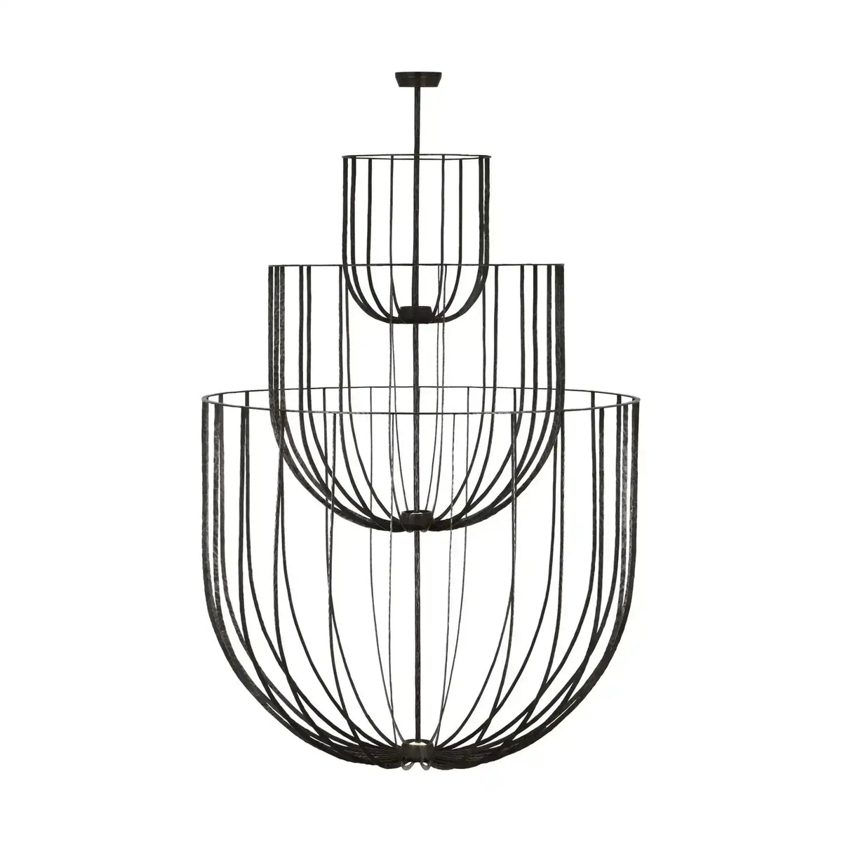 VISUAL COMFORT MODERN, SANCHI GRANDE THREE TIER CHANDELIER, CHANDELIER LIGHT