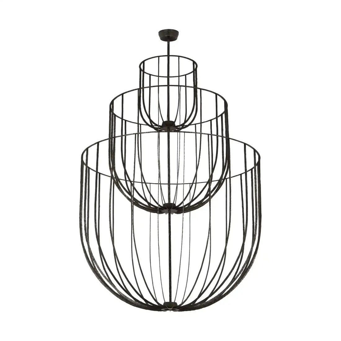 VISUAL COMFORT MODERN, SANCHI GRANDE THREE TIER CHANDELIER, CHANDELIER LIGHT