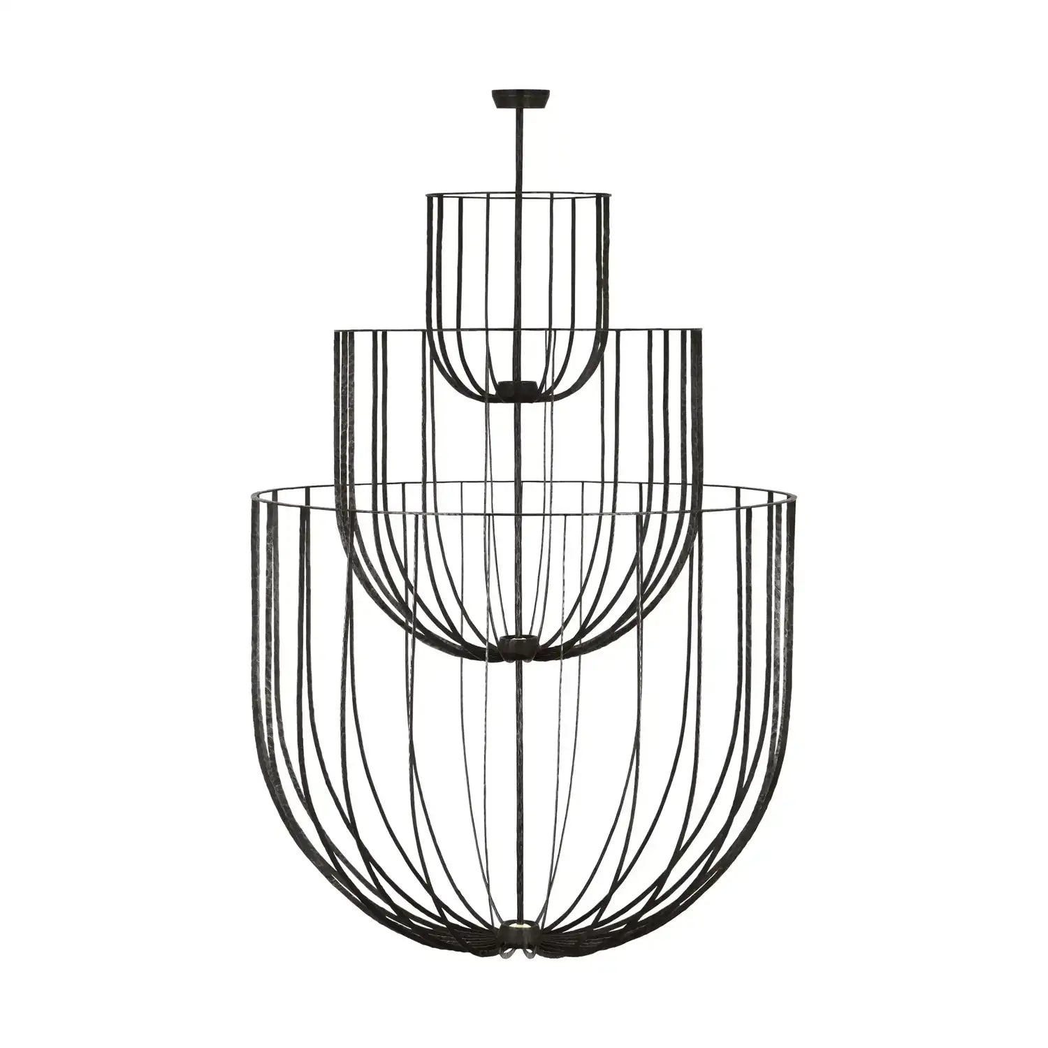 VISUAL COMFORT MODERN, SANCHI GRANDE THREE TIER CHANDELIER, CHANDELIER LIGHT
