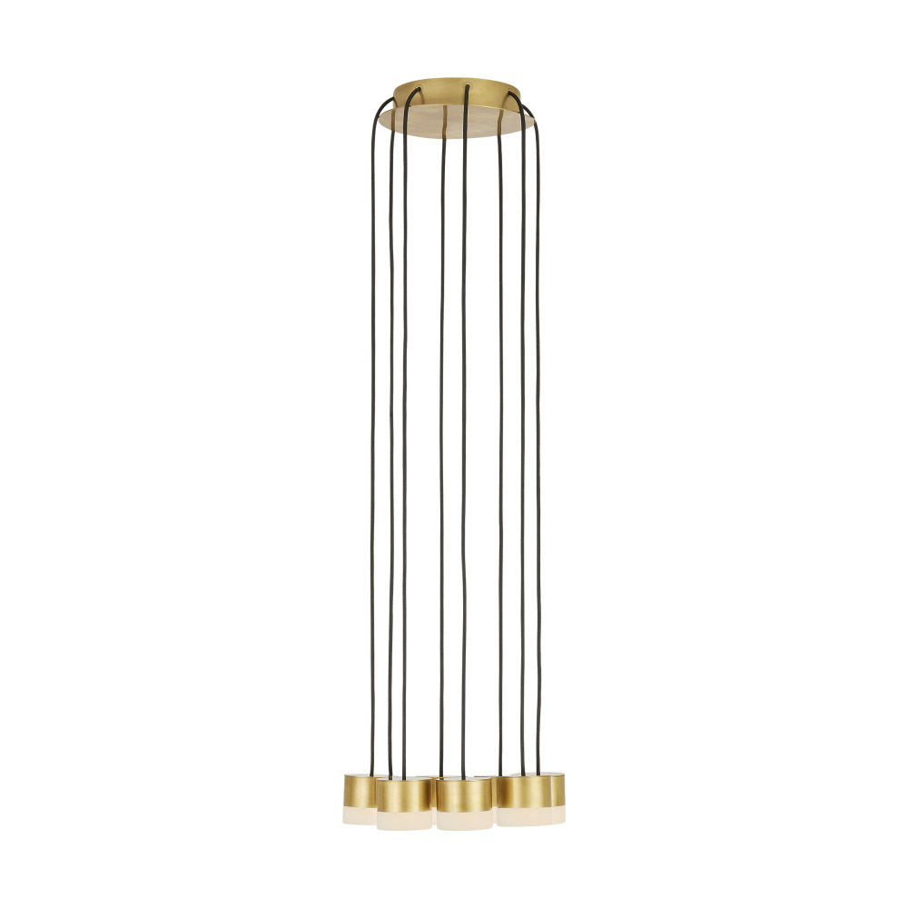 VISUAL COMFORT MODERN, GABLE ALABASTER LIGHT CHANDELIER, CHANDELIER LIGHT