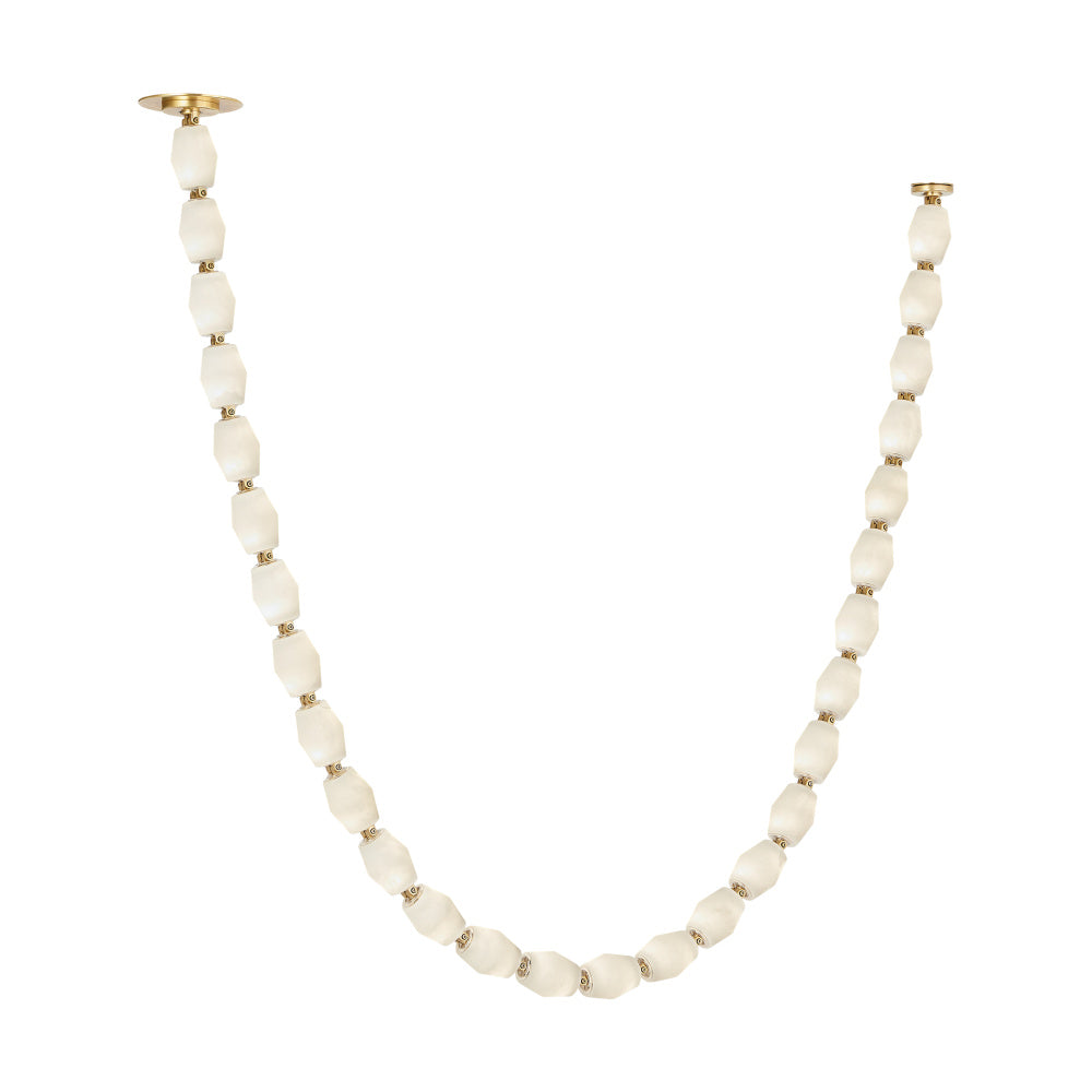 VISUAL COMFORT MODERN, Collier Alabaster Chandelier, CHANDELIER LIGHT