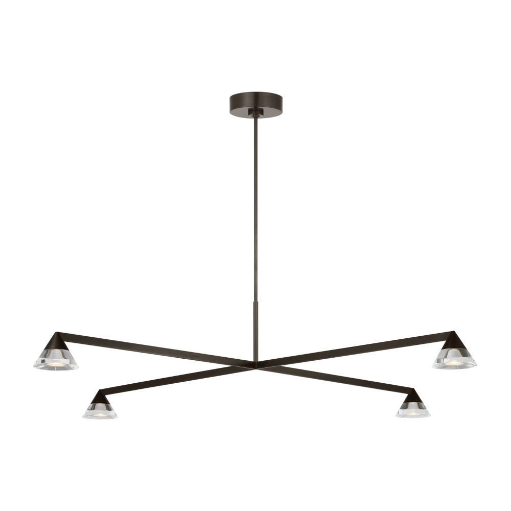 VISUAL COMFORT MODERN, MIDRAND CRYSTAL CHANDELIER, CHANDELIER LIGHT