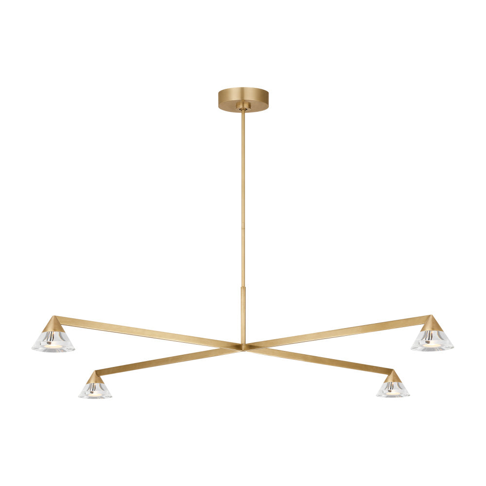 VISUAL COMFORT MODERN, MIDRAND CRYSTAL CHANDELIER, CHANDELIER LIGHT