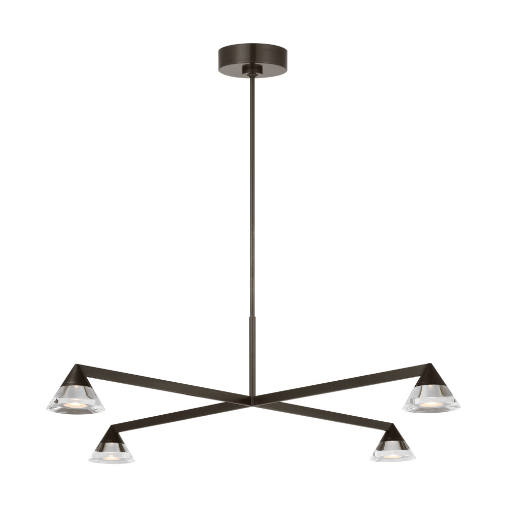 VISUAL COMFORT MODERN, MIDRAND CRYSTAL CHANDELIER, CHANDELIER LIGHT