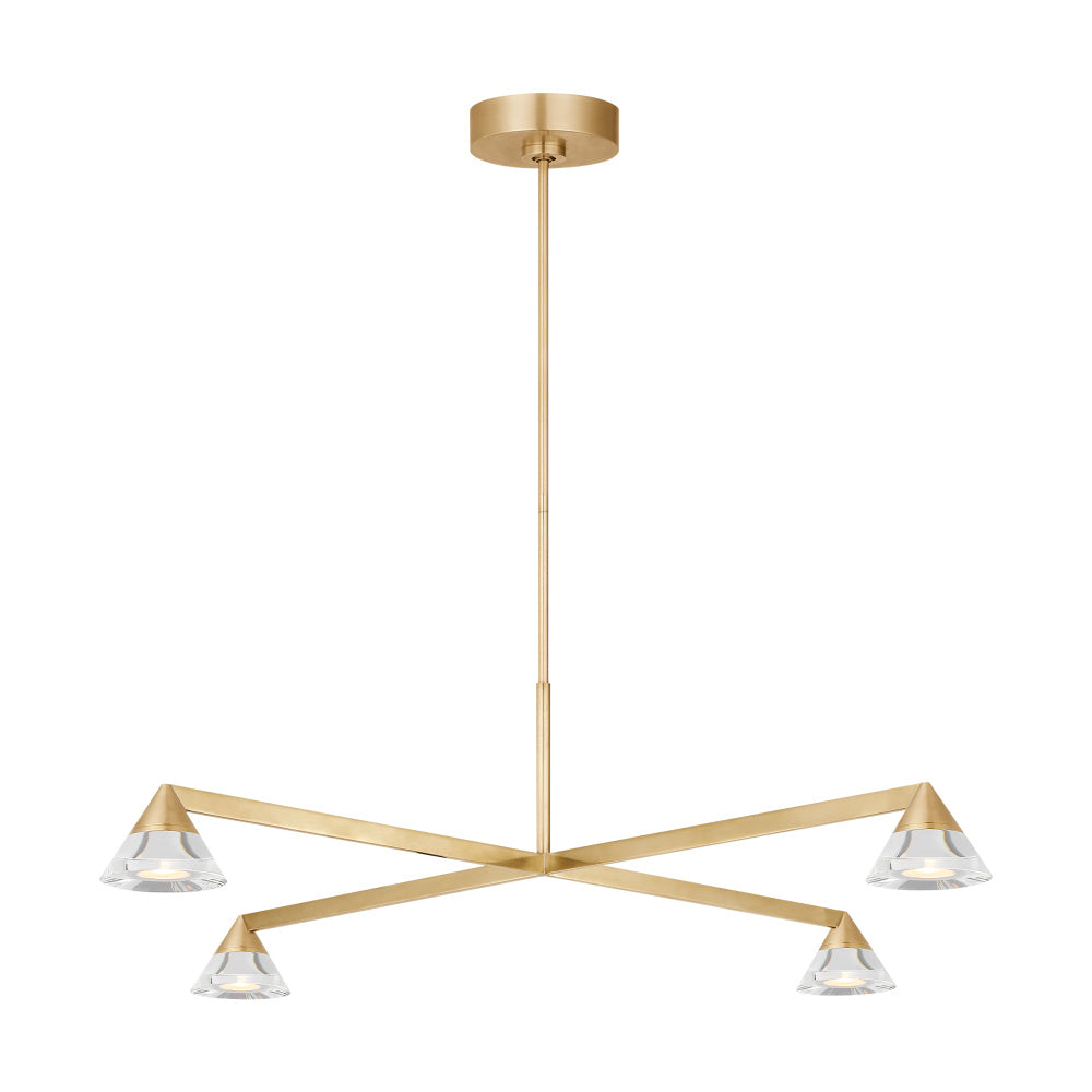 VISUAL COMFORT MODERN, MIDRAND CRYSTAL CHANDELIER, CHANDELIER LIGHT