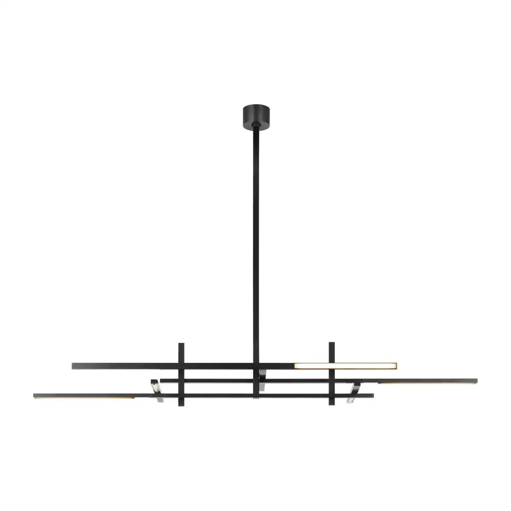 VISUAL COMFORT MODERN, CITYSCAPE STACKED X-LARGE LINEAR CHANDELIER, CHANDELIER LIGHT