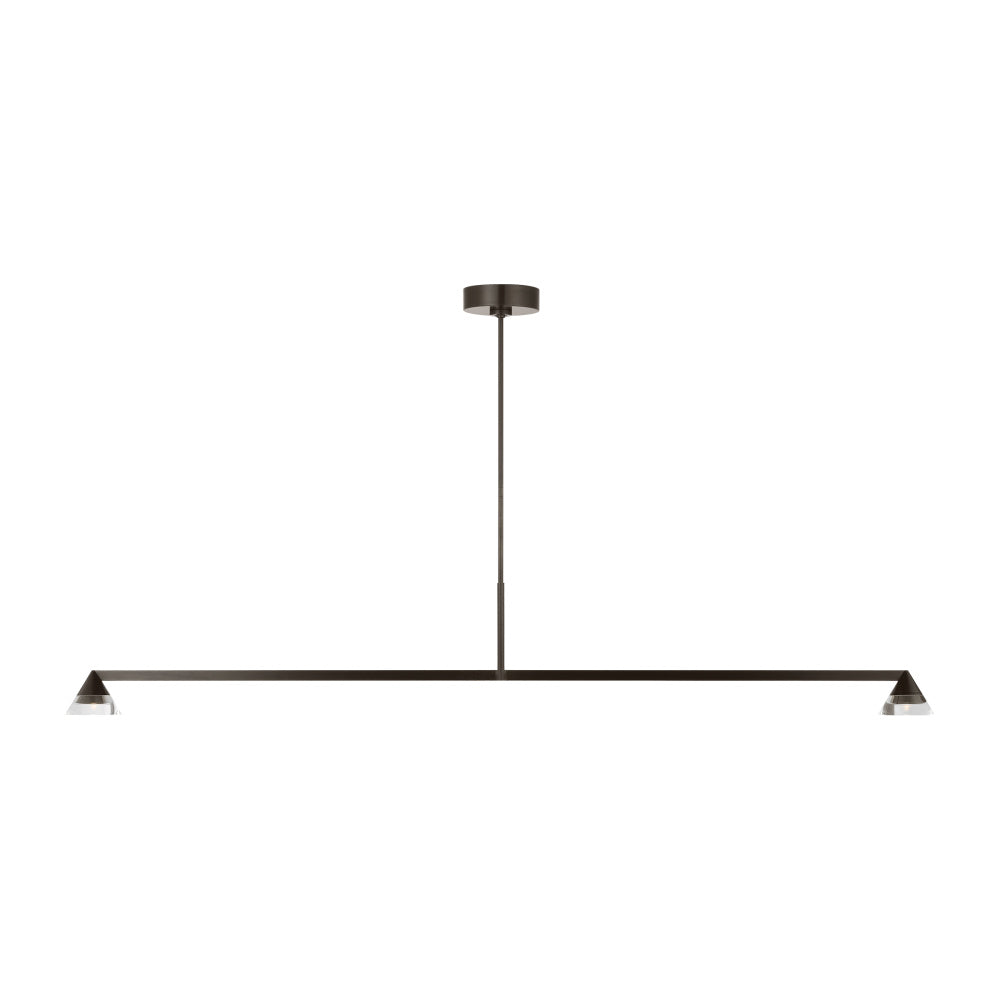 VISUAL COMFORT MODERN, MIDRAND CRYSTAL LINEAR CHANDELIER, CHANDELIER LIGHT