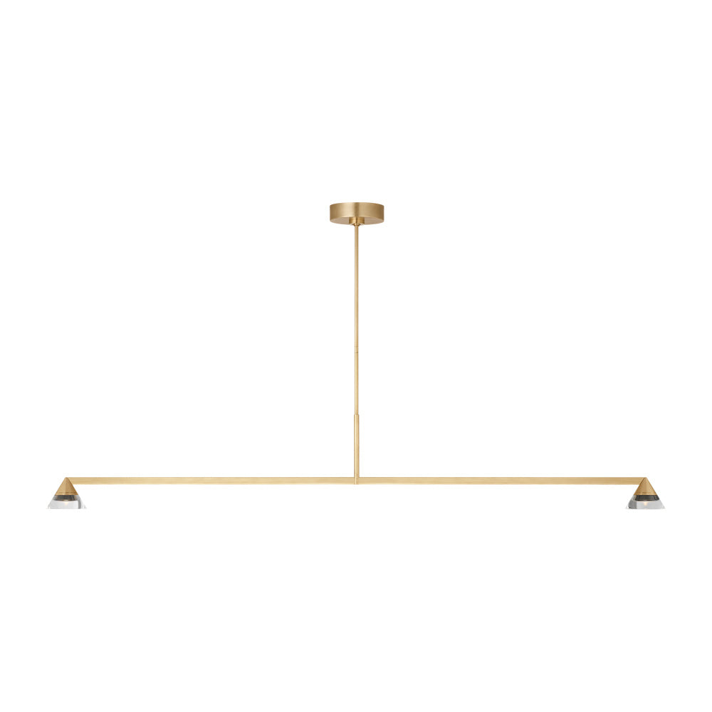 VISUAL COMFORT MODERN, MIDRAND CRYSTAL LINEAR CHANDELIER, CHANDELIER LIGHT