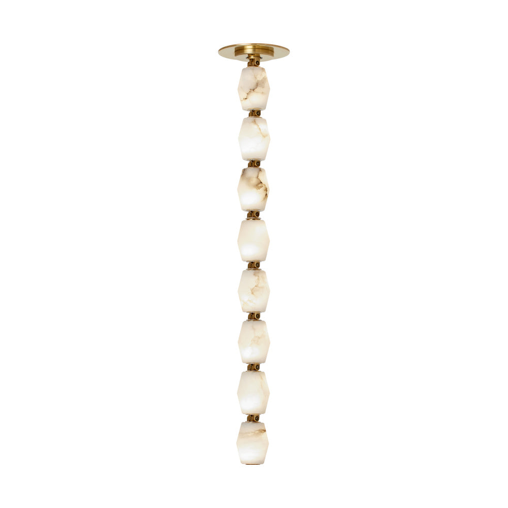 VISUAL COMFORT MODERN, COLLIER ALABASTER PENDANT, PENDANT LIGHT