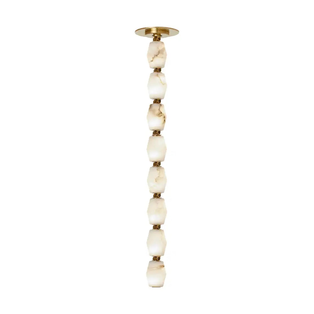 VISUAL COMFORT MODERN, COLLIER ALABASTER PENDANT, PENDANT LIGHT