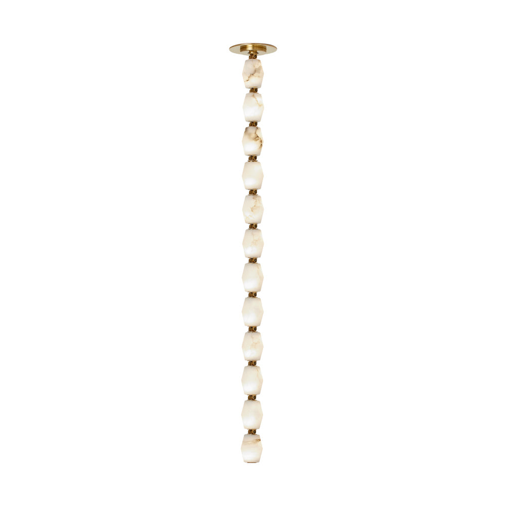 VISUAL COMFORT MODERN, COLLIER ALABASTER PENDANT, PENDANT LIGHT