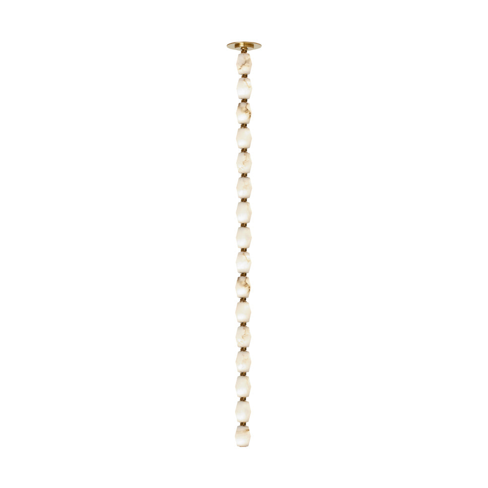 VISUAL COMFORT MODERN, COLLIER ALABASTER PENDANT, PENDANT LIGHT