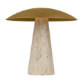 VISUAL COMFORT MODERN, AEGIS TRAVERTINE TABLE LAMP, TABLE LAMPS