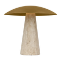 VISUAL COMFORT MODERN, AEGIS TRAVERTINE TABLE LAMP, TABLE LAMPS