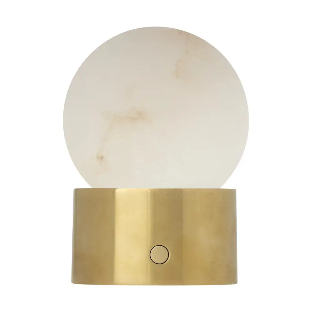 VISUAL COMFORT MODERN, MINA ALABASTER ACCENT RECHARGEABLE TABLE LAMP, TABLE LAMPS