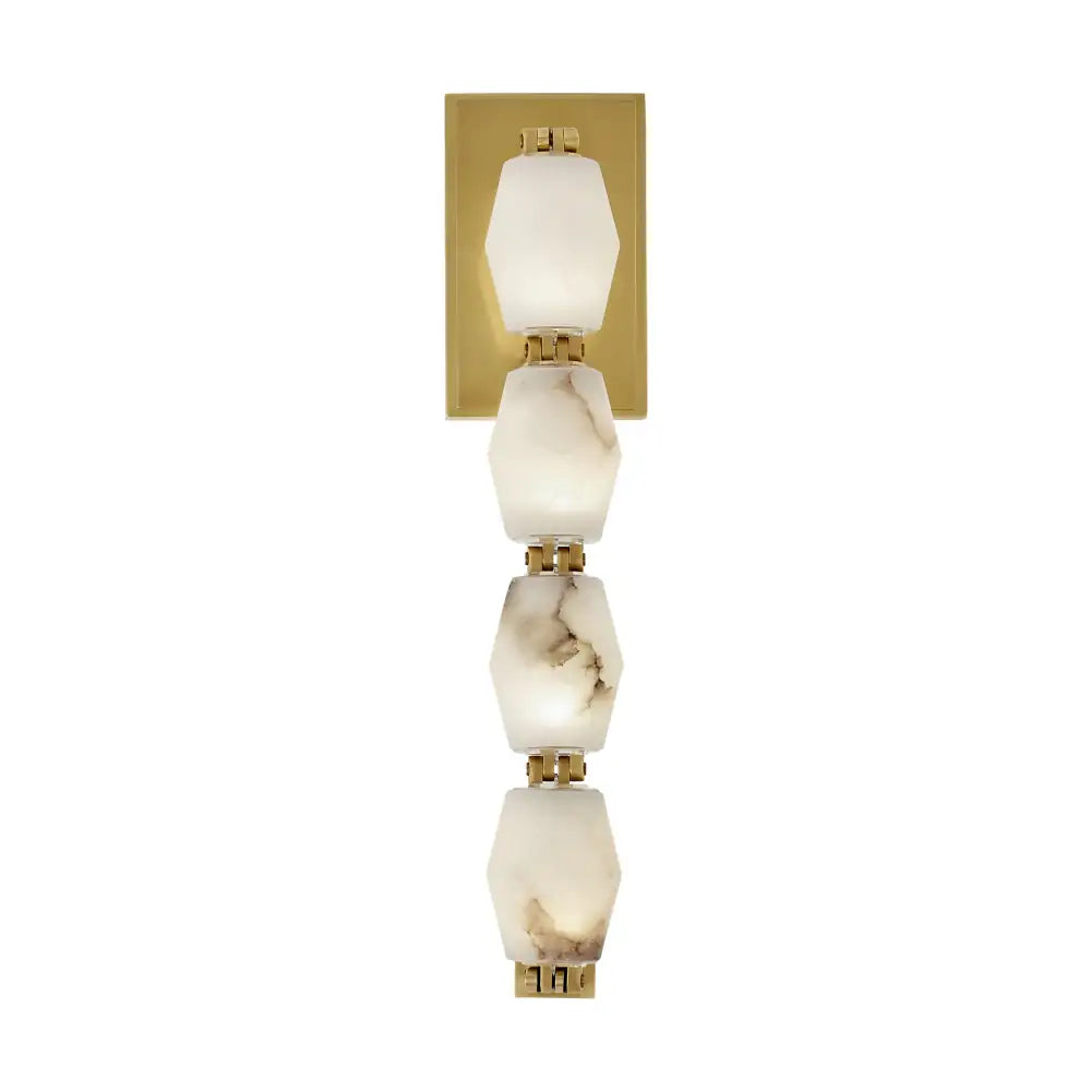 VISUAL COMFORT MODERN, COLLIER ALABASTER SCONCE, WALL SCONCES