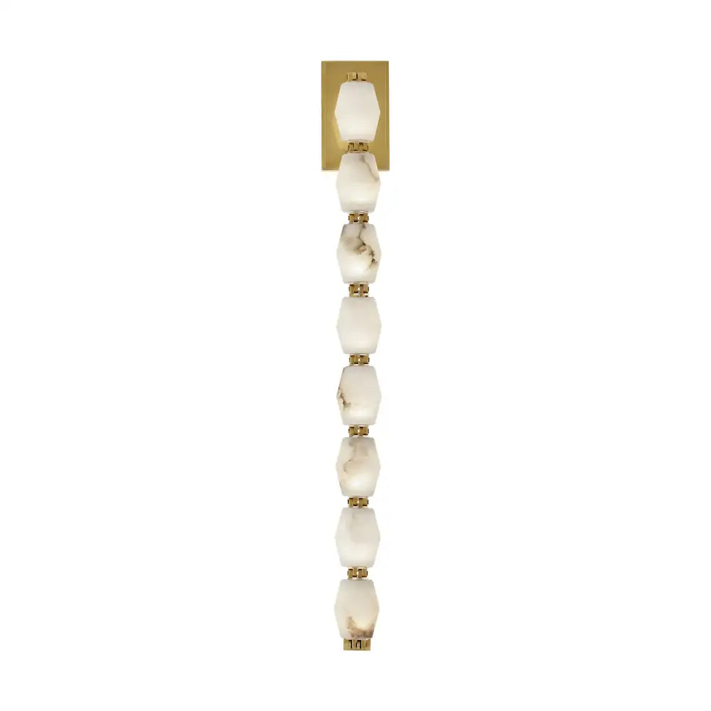 VISUAL COMFORT MODERN, COLLIER ALABASTER SCONCE, WALL SCONCES
