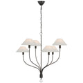 VISUAL COMFORT SIGNATURE, GRIFFIN STAGGERED TAIL CHANDELIER, CHANDELIER LIGHT