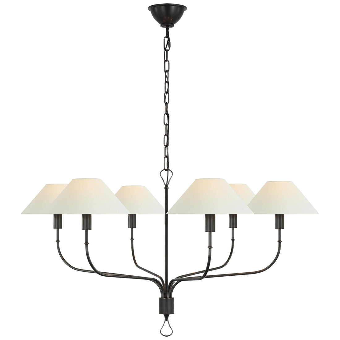 VISUAL COMFORT SIGNATURE GRIFFIN TAIL CHANDELIER