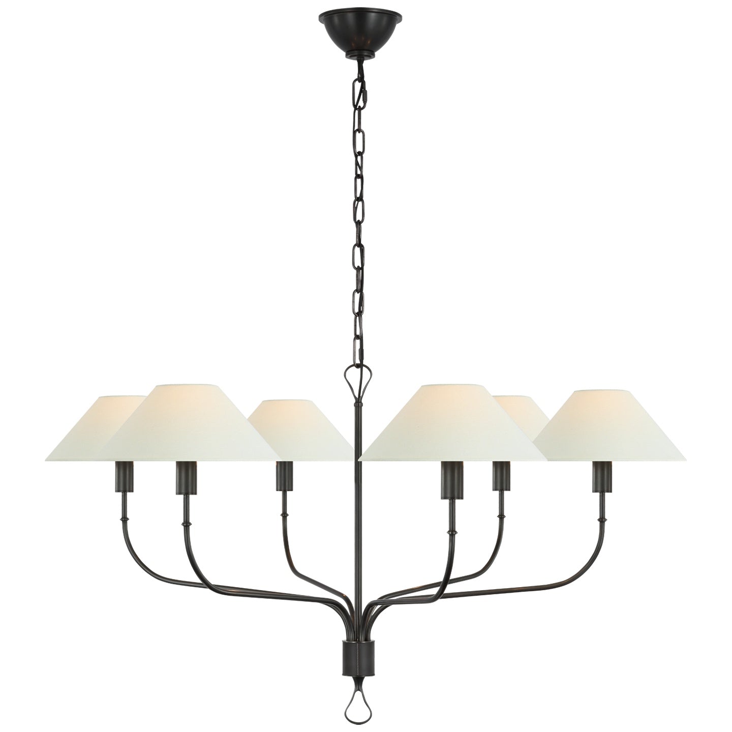 VISUAL COMFORT SIGNATURE, GRIFFIN TAIL CHANDELIER, CHANDELIER LIGHT