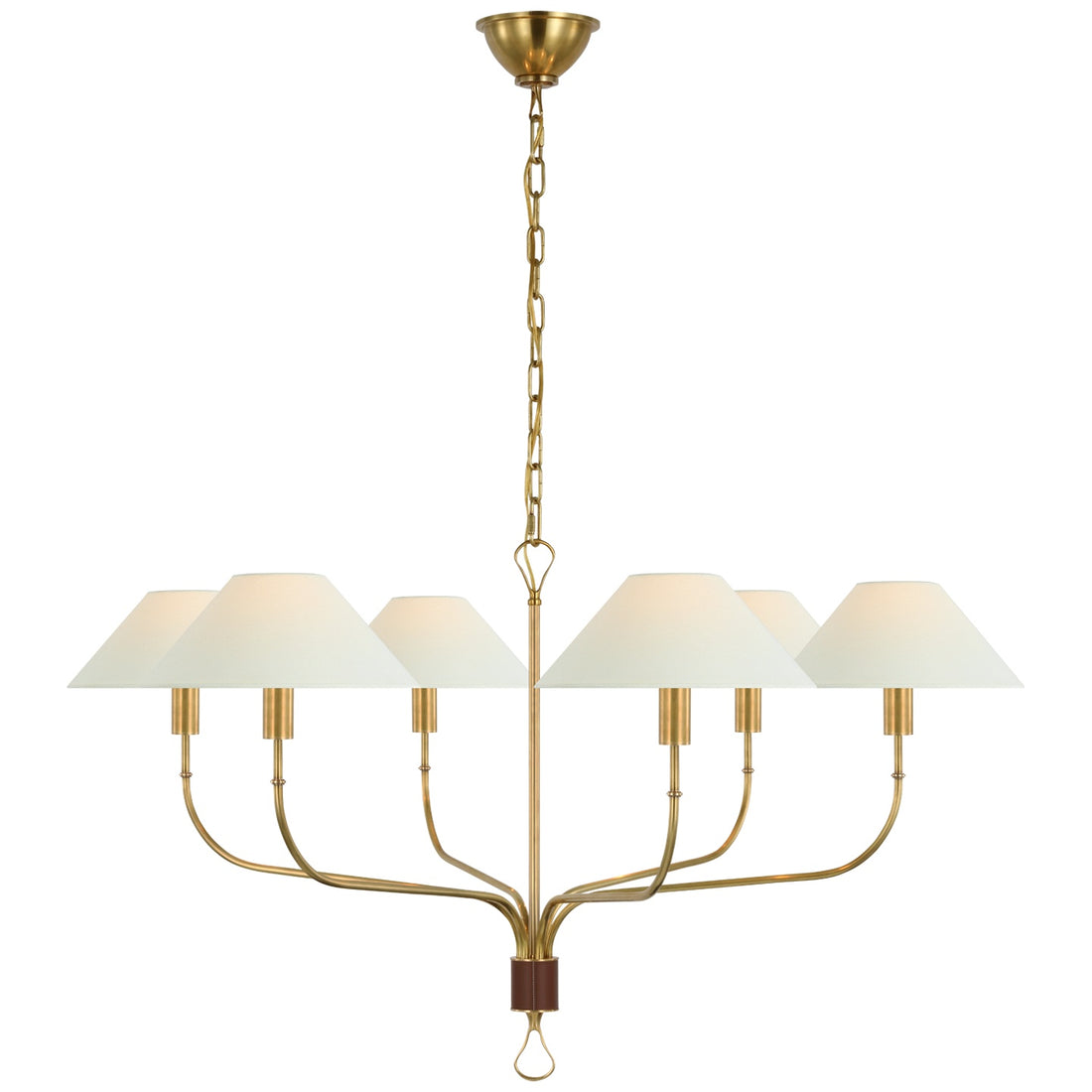 VISUAL COMFORT SIGNATURE, GRIFFIN TAIL CHANDELIER, CHANDELIER LIGHT