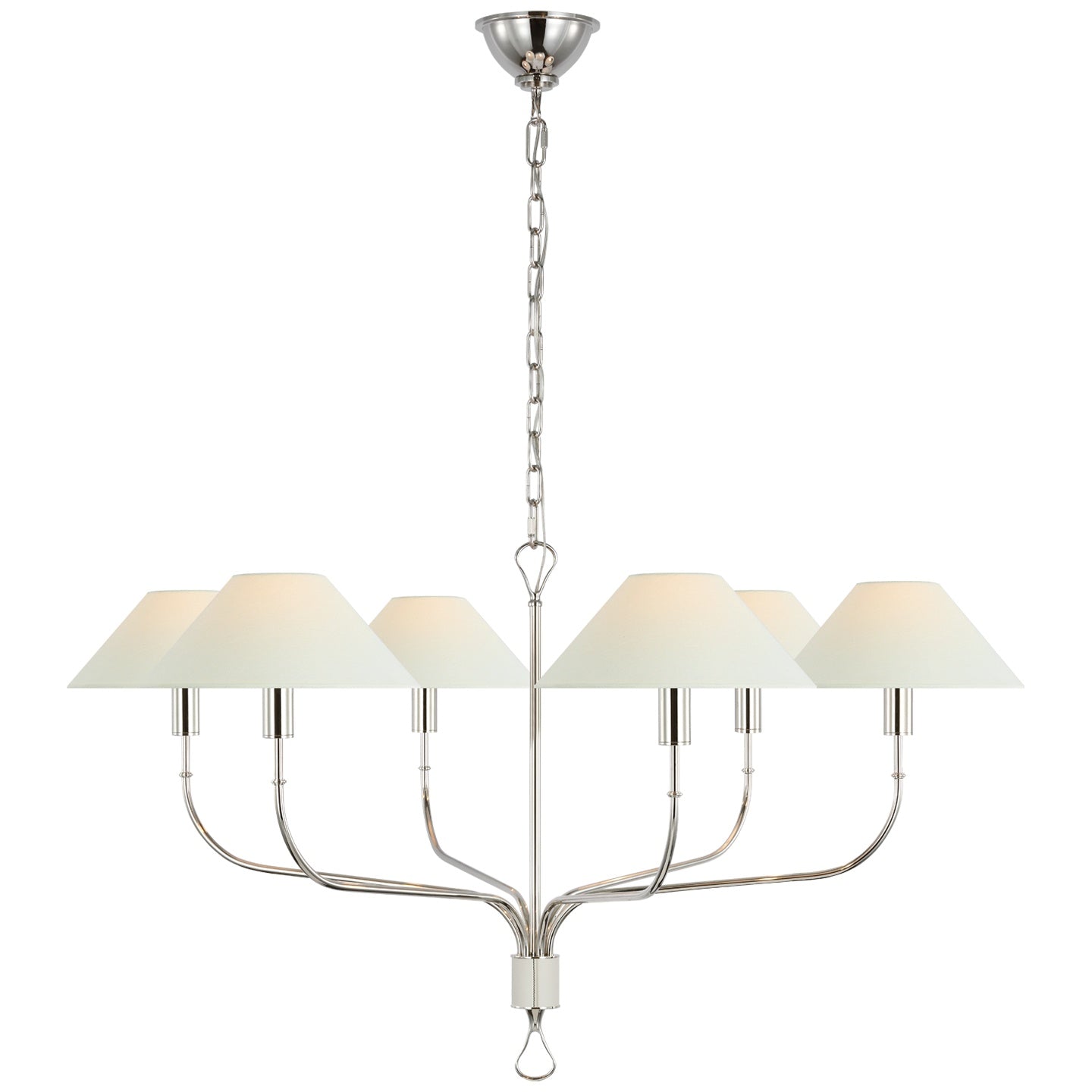 VISUAL COMFORT SIGNATURE, GRIFFIN TAIL CHANDELIER, CHANDELIER LIGHT